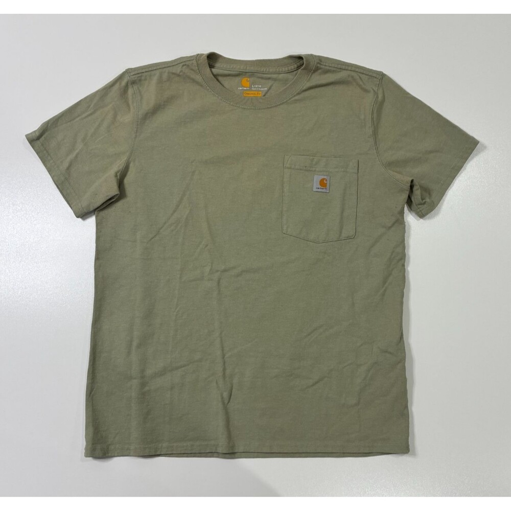 Carhartt Men’s Pocket T-Shirt Size Large Light Green Workwear Tee NWOT